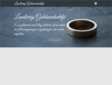 Tablet Screenshot of lundbergsguld.se